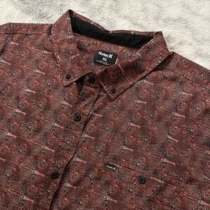 Hurley Short Sleeve Casual Button Down Shirt